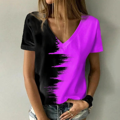 Oversized Abstract 3D Print Tee