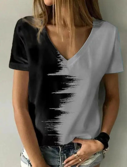 Oversized Abstract 3D Print Tee