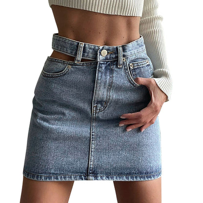 Slim Jeans Skirt Shorts Women Summer Short