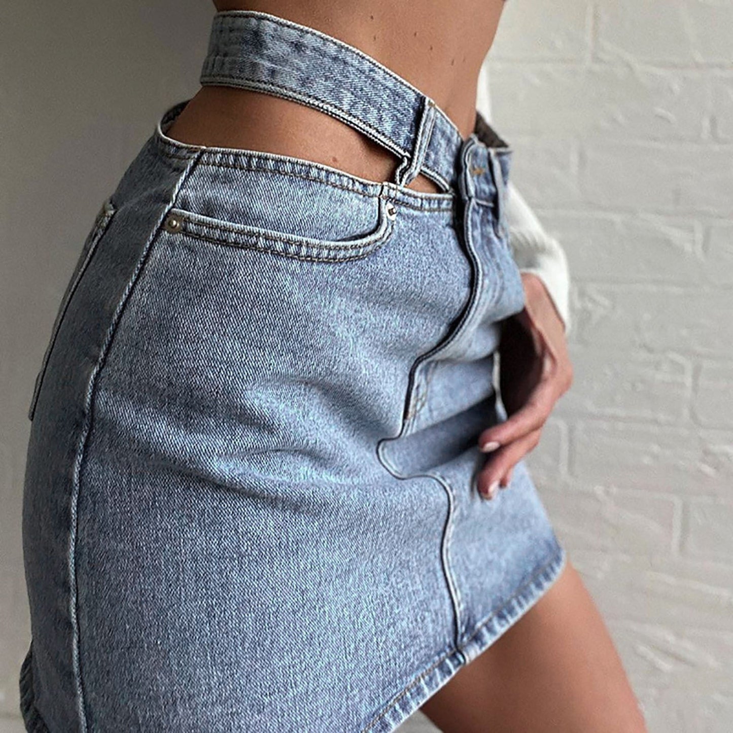 Slim Jeans Skirt Shorts Women Summer Short
