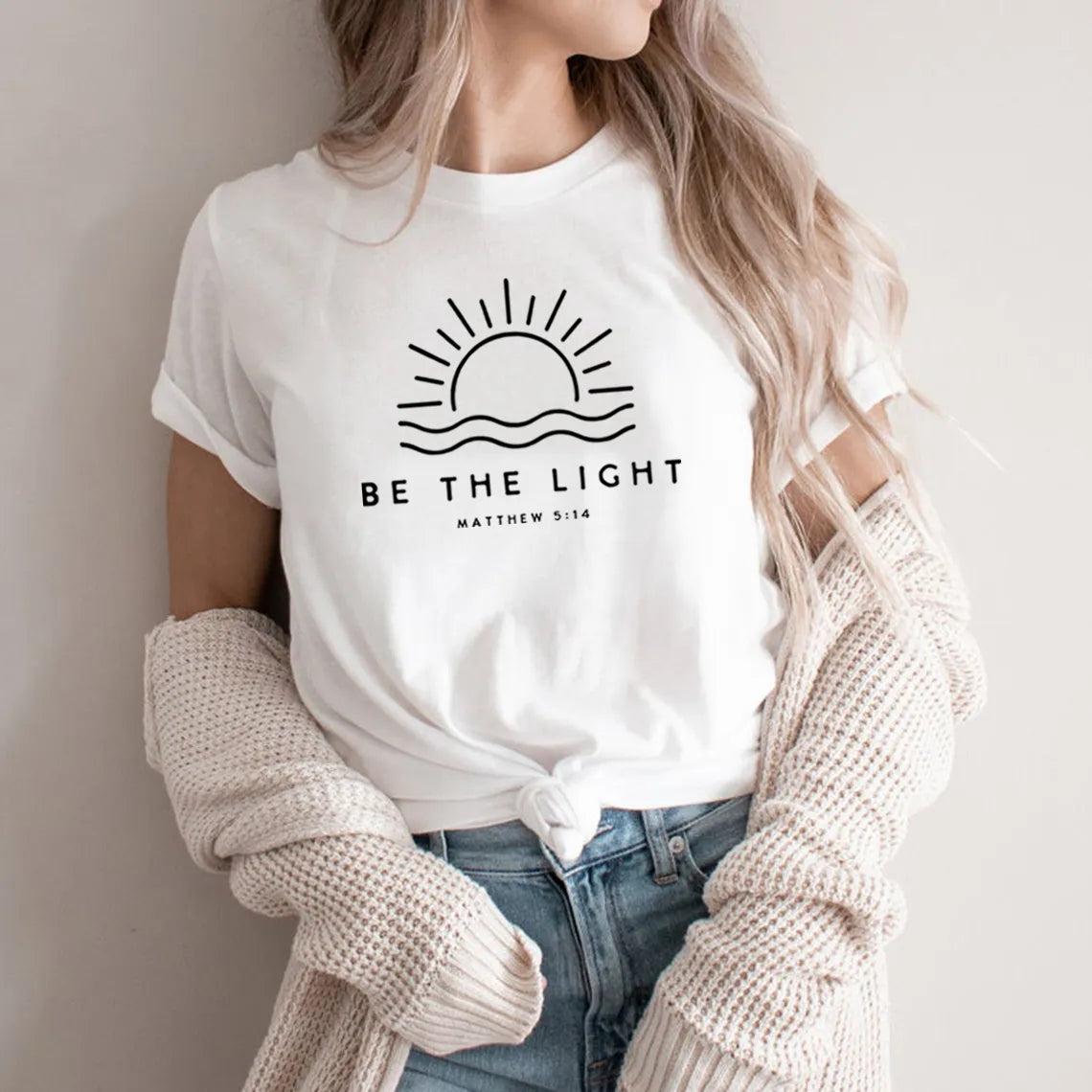 Inspirational Faithful Radiant Glowing Tee