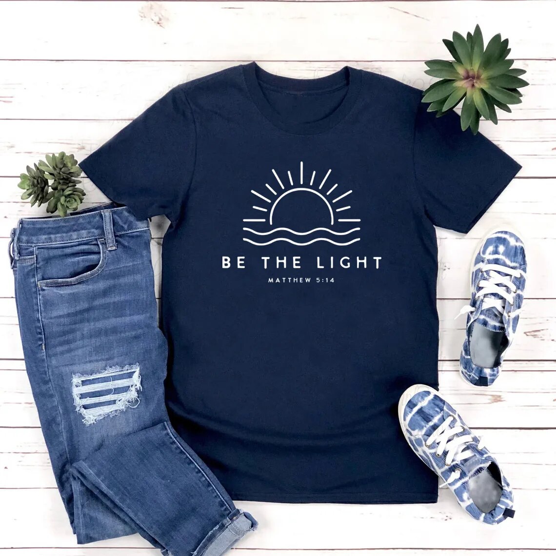 Inspirational Faithful Radiant Glowing Tee