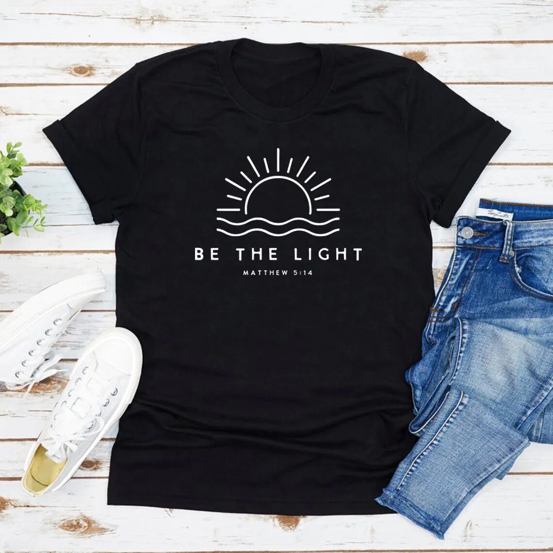 Inspirational Faithful Radiant Glowing Tee