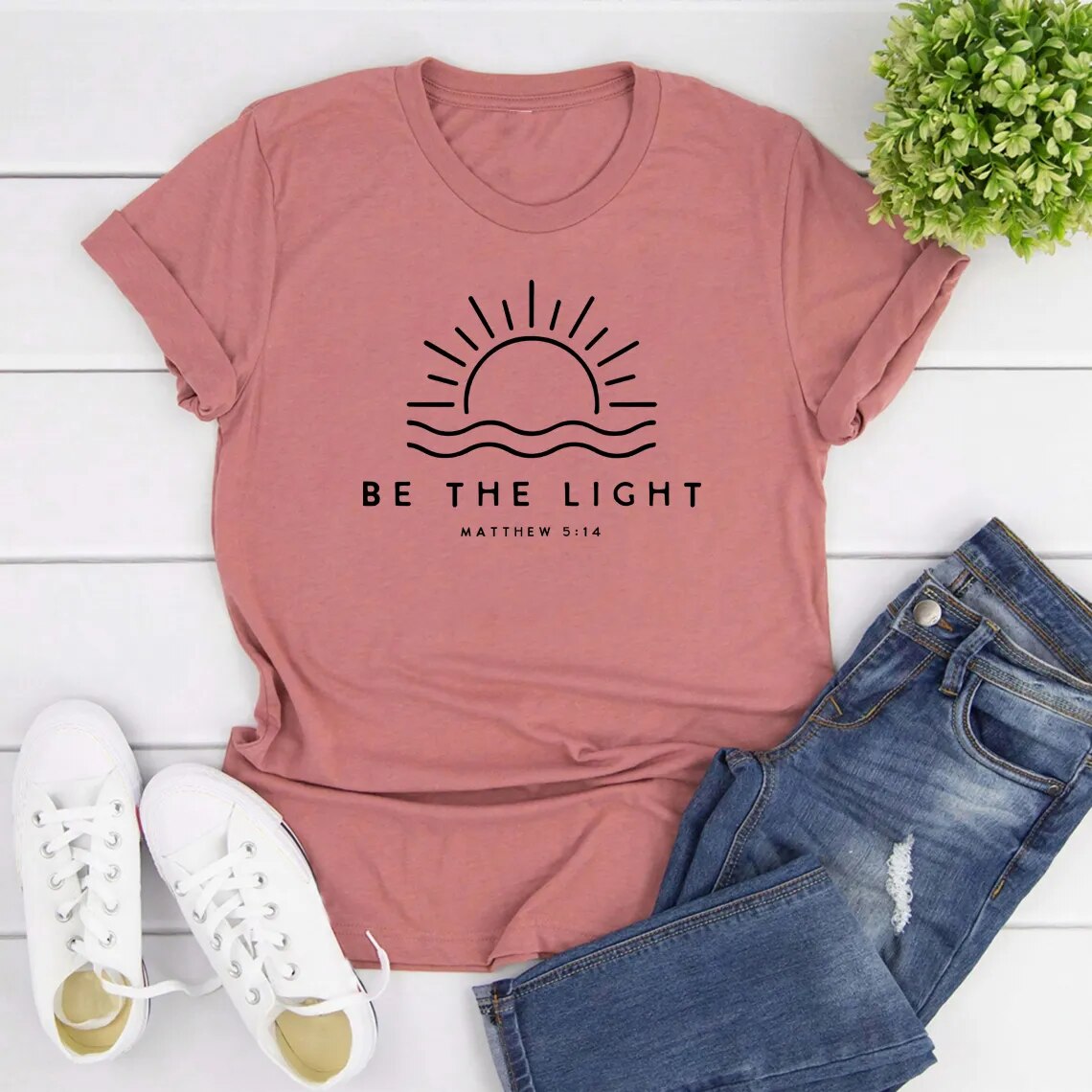 Inspirational Faithful Radiant Glowing Tee