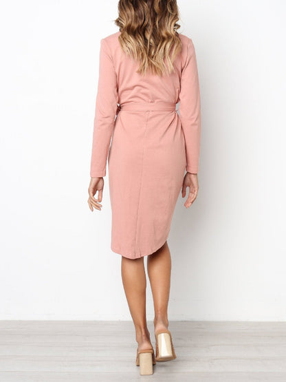 Cocktail Hour Boat Neck High-Low Dress