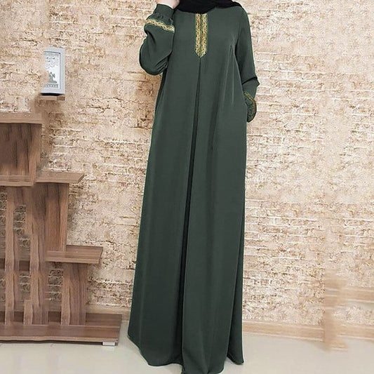 Casual Ramadan Kaftan Maxi Dress