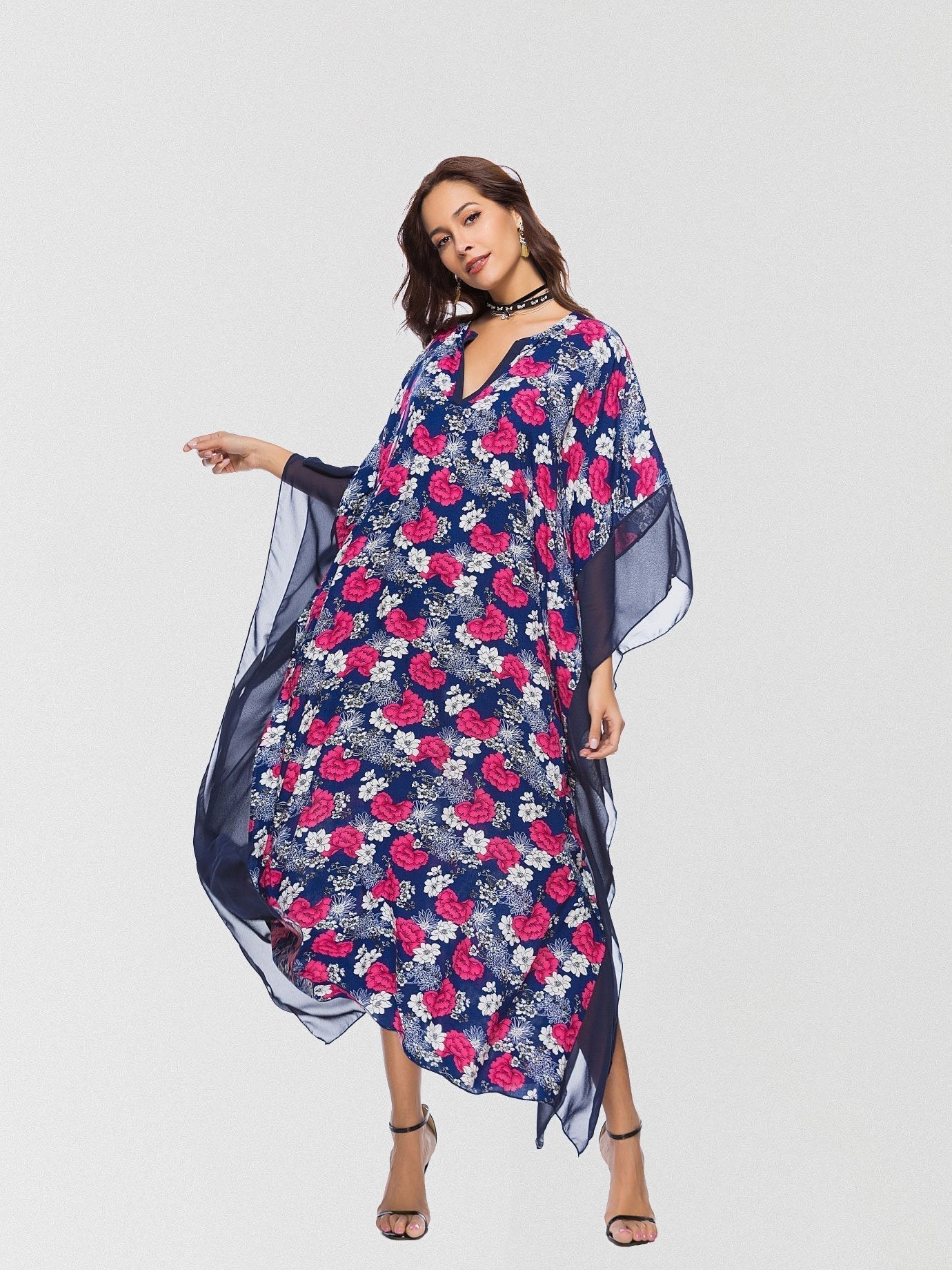 In Full Bloom Floral Maxi Dress