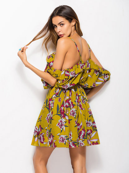 Look Into The Sun Floral Mini Dress