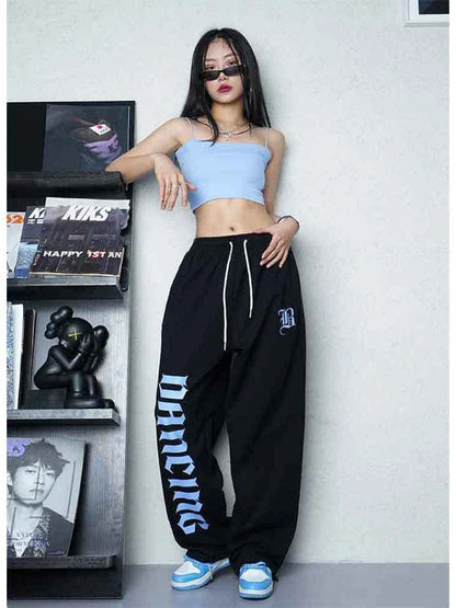 Hip Hop Black Oversize Jogger Track Harajuku Baggy Pant