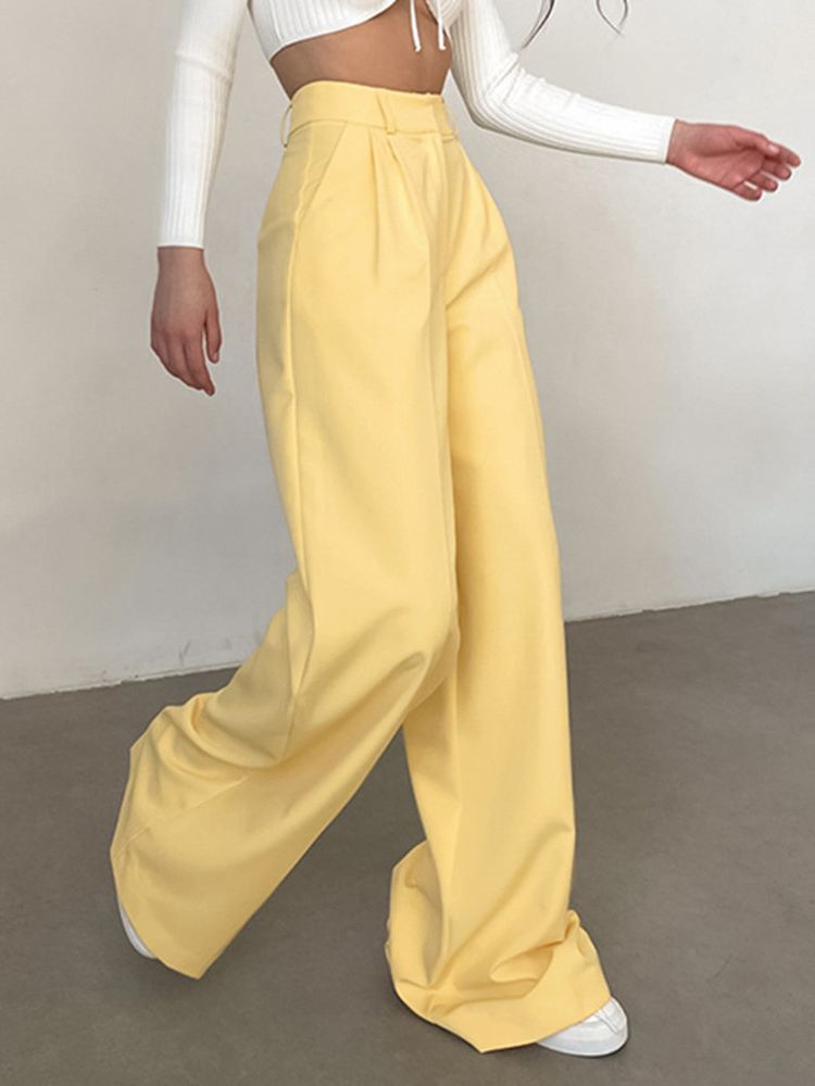 All-Match Pleated Casual Palazzo Pants