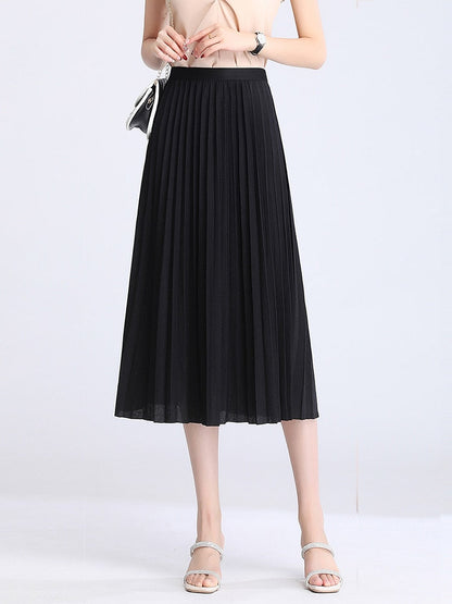 Simply Classic High Waist A-line Skirt
