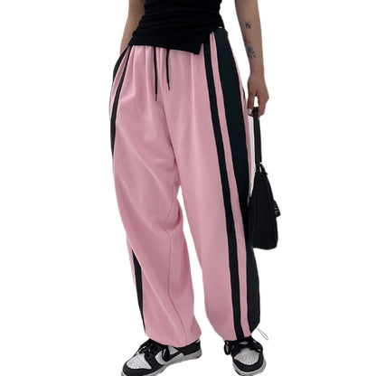 Loose Drawstring Casual Tracksuit Pant