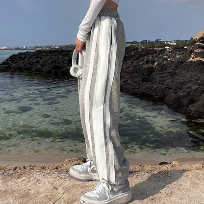 Loose Drawstring Casual Tracksuit Pant