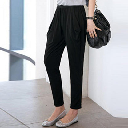 Stylish High Waist Plus Size Summer Pants