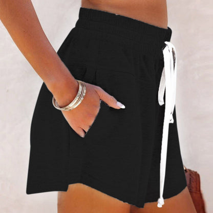 Lace-Up Women's Running Jogging Shorts
