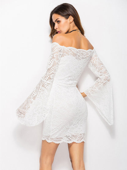 Love Like This Off-The-Shoulder Lace Dress