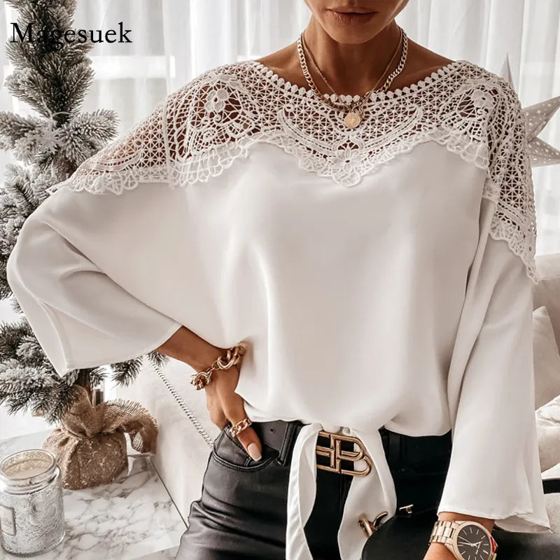 Vintage Elegant Lace Blouses