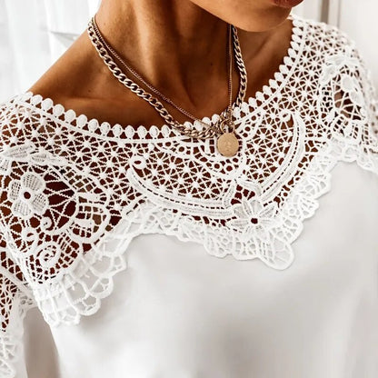 Vintage Elegant Lace Blouses