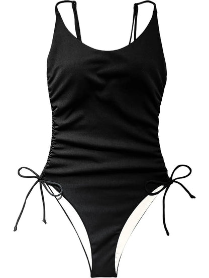 Sexy Monokini Bikini Swimwear Bathing Suit Basic Swimsuit