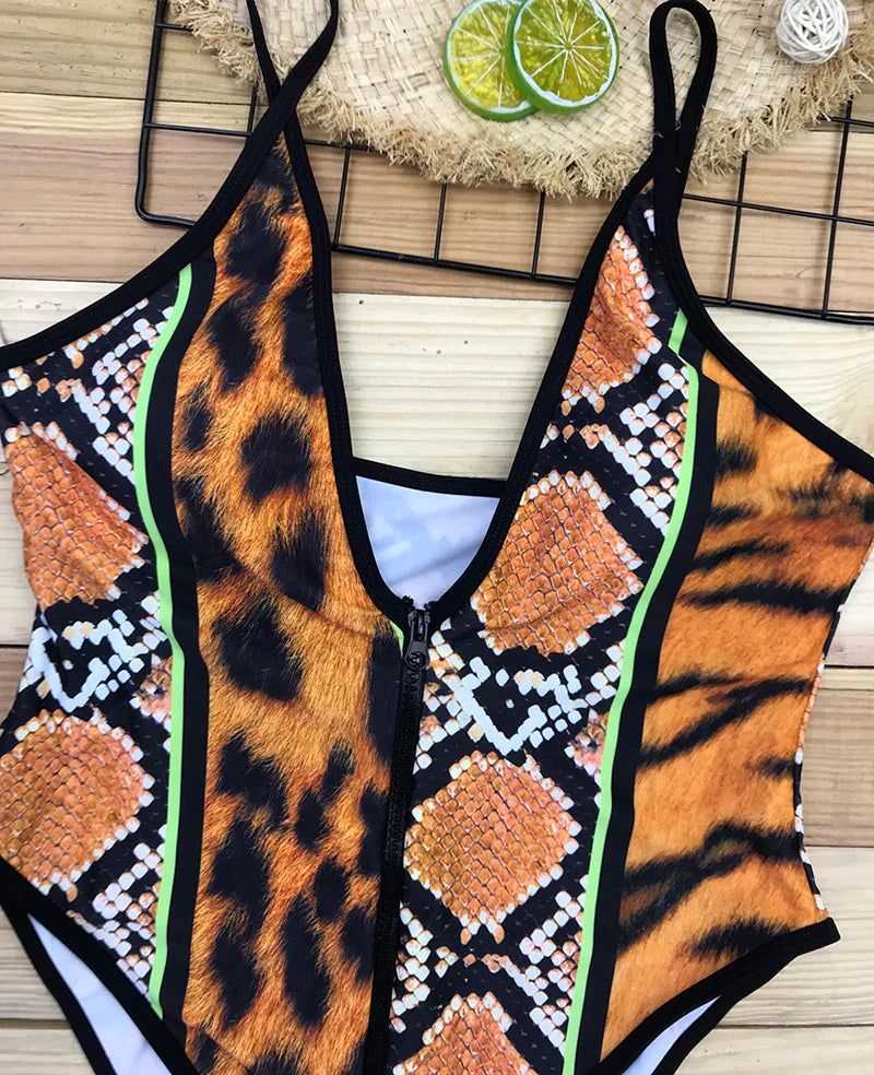 New One Piece Brazilian Bathing Suit Plus Size Swimsuits