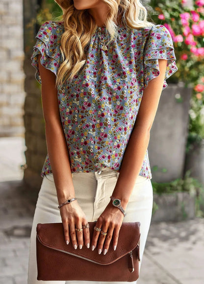 Floral Spring Summer Casual Tee