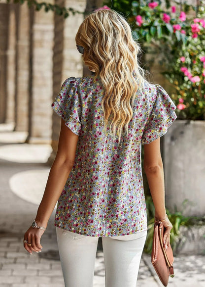 Floral Spring Summer Casual Tee