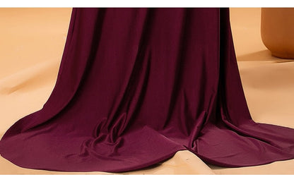 Floor-Length O-Neck Fashion High Waist Dresses