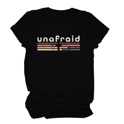 Aesthetic Unafraid Christian Tee