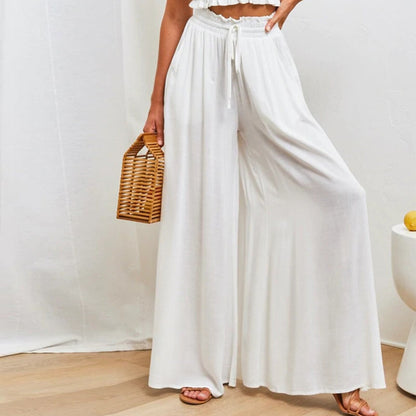 Bohemian Summer Elastic Waist Pants