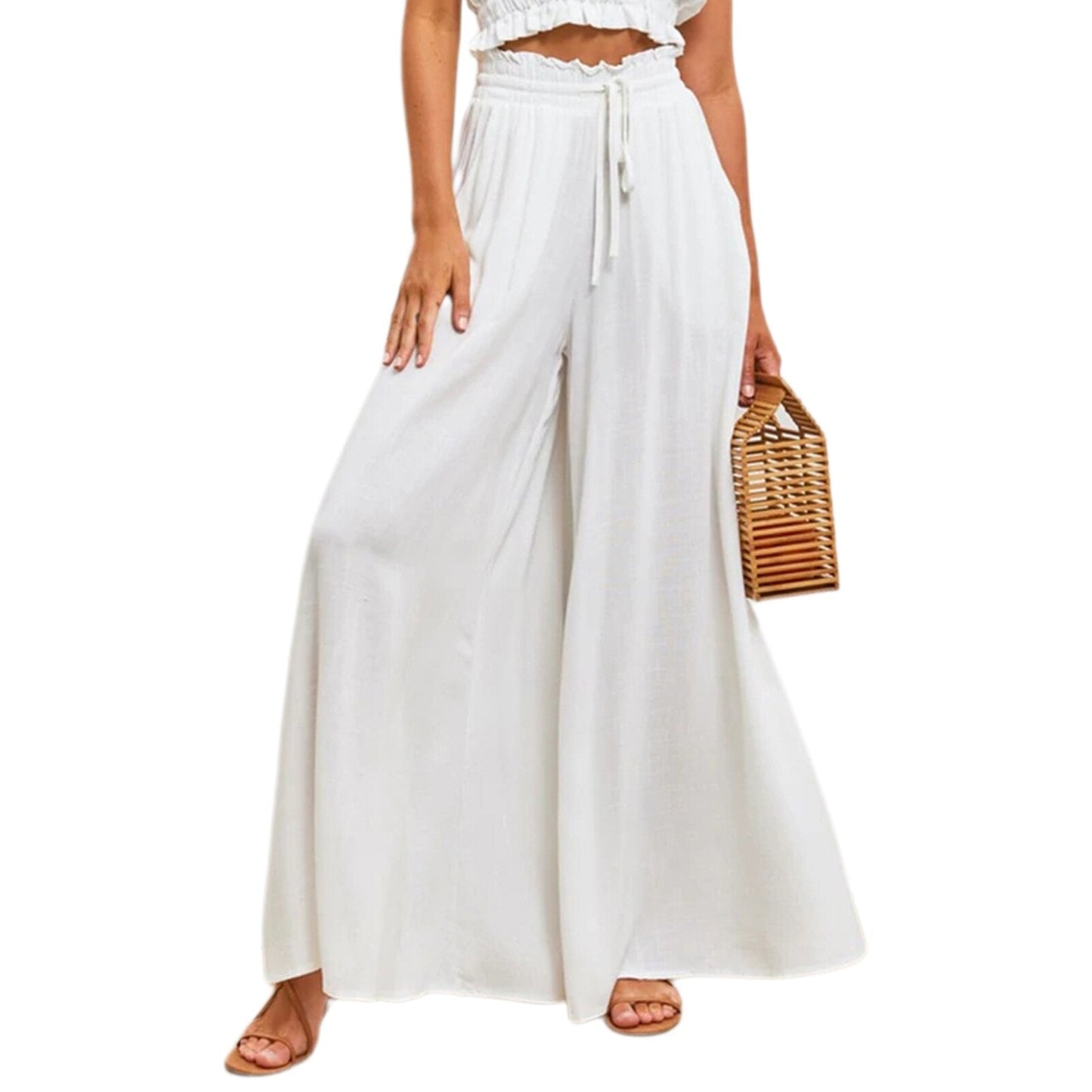 Bohemian Summer Elastic Waist Pants