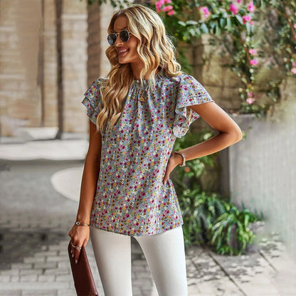 Floral Spring Summer Casual Tee