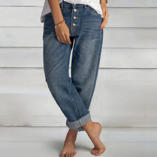 Women's Jeans High Waist Loose Wide Leg Pants