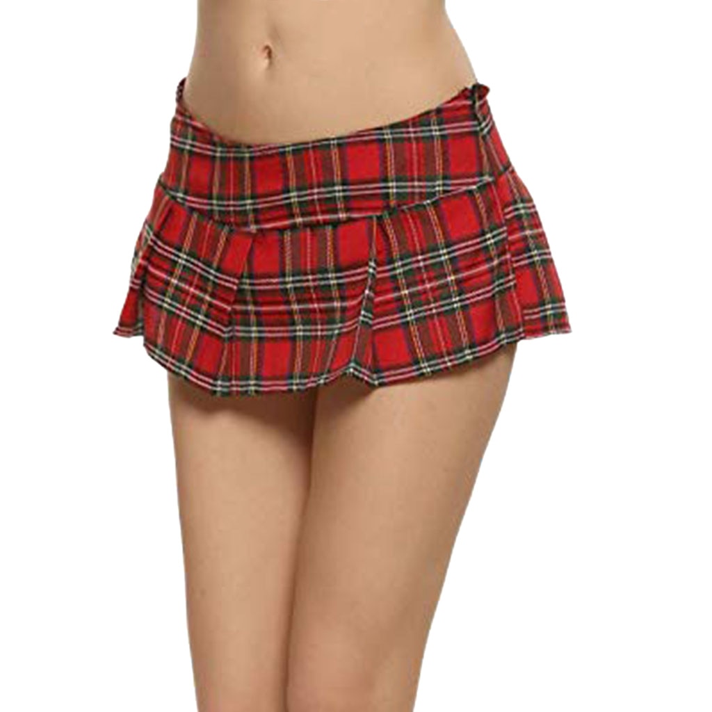 Low-Waisted Lattice Mini Sexuality Skirt