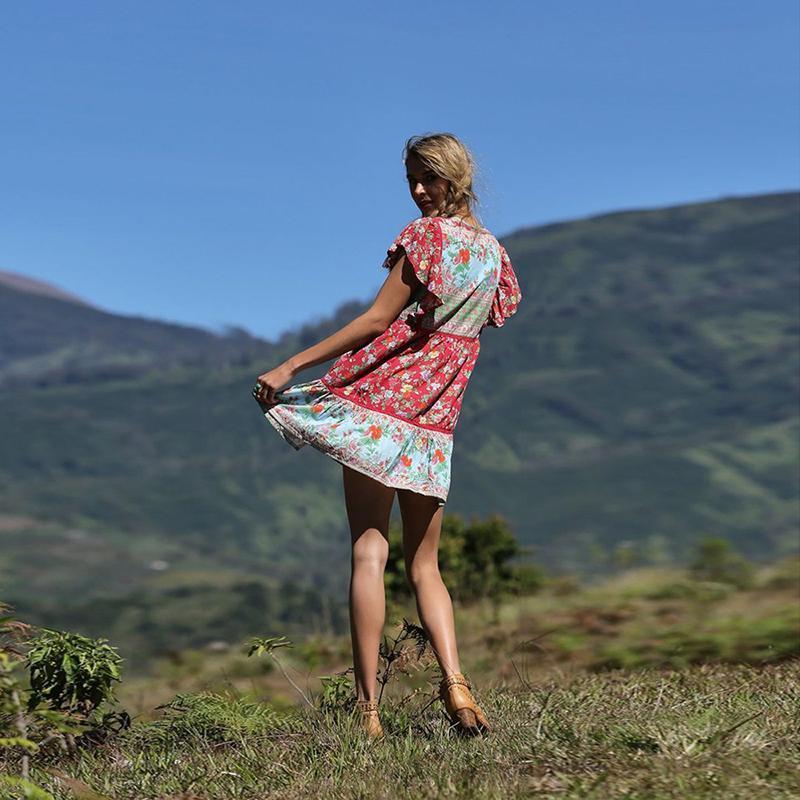 Elegant Ruffle Cute Summer Dress