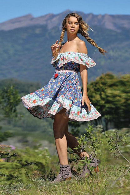 Elegant Ruffle Cute Summer Dress
