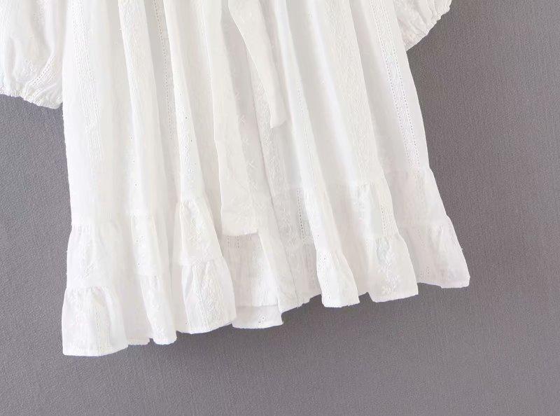 Lace Aesthetic White Dress